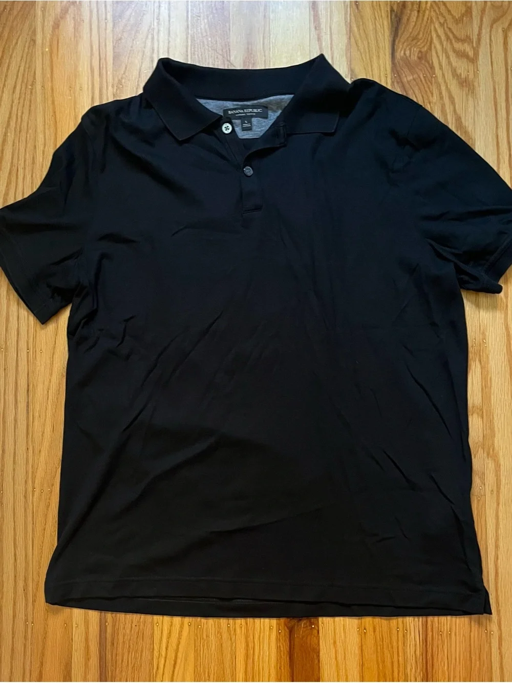 Banana Republic Men's Black Polo Shirt